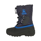 Kamik Unisex-Kinder Southpole4 Winterstiefel, Blau (Navy), 35 EU