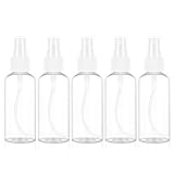 TENGEE 5er Pack 50ml Sprühflaschen, Transparent, Nachfüllbar, Ideal für Parfüm, Desinfektion,...