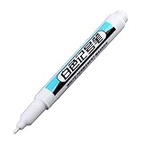 YTtkku 4 x wasserfeste Markerstifte, weiße Farbe, Marker, schnell trocknende Marker,...