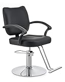 CO-Z Friseurstuhl Friseurstühle 360° Drehbar 15cm Höhenverstellbar, Hydraulischer Barberstuhl mit...