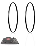 PLABBDPL 2pcs Ersatzriemen für Plattenspieler,20cm Länge,hochwertiges Gummi für beste...