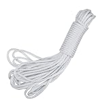 Nylon Seil 10 m x 4 mm Paracord Weiß Polypropylenseil Seil für Sonnenschirm Handgefertigte...