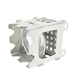 KICHOUSE Tragbarer Kocher für Camping portable camp stove woodburning stoves camping cooker...