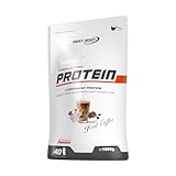 Best Body Nutrition Gourmet Premium Pro Protein, Iced Coffee, 4 Komponenten Protein Shake: Caseinat,...