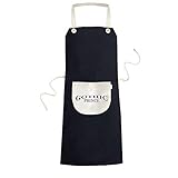 N/A N/A Gothic on Kitchen Verstellbare Schürze in Schwarz Bib Schürze Frauen Männer Chef Geschenk