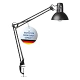 MAUL Schreibtischlampe MAULstudy | Verstellbare Klemmleuchte mit Gelenkarm für Büro und...