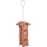 Trixie 55841 natura Futterspender, Zedernholz, 600 ml/12 × 29 × 14 cm, natur