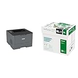 Brother HL-L5100DNG1 Mono-Laserdrucker (A4, 40 Seiten/min, 1200 x 1200 DPI, LAN, Duplex) schwarz &...