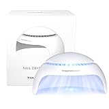 TOUCHBeauty Nageltrockner Luft und LED Licht,Gut für Normalen Nagellack,Mini Nail dryer Fan For...