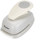 Rayher Hobby 8961400 Motivstanzer Rund/Kreis, ø 5,08 cm- 2 Zoll, geeignet für Papier/Karton bis zu...