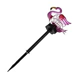 NOLITOY Flamingo Solar Gartenleuchte mit Erdspieß Wetterfeste Resin Landschaftslampe Automatische...