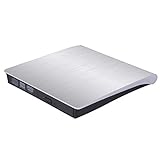 Sibaok Externes DVD-Laufwerk für Laptop, tragbar, USB 3.0, DVD-RW-Player, CD-Laufwerk, optischer...