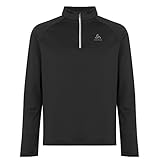 Odlo Fleecepullover Herren Besso I Midlayer mit Halbreißverschluss I Langarm Wandershirt Langarm...