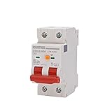 GANDE 1Pcs 2P 230V RCBO MCB Fehlerstromschutzschalter Leckschalter mit Überstrom 10-63A (Size : 2P,...