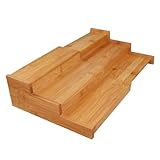 VALICLUD Ausziehbares Gewürzregal Aus Holz Für Erweiterbares Gewürzregal Für Gewürzflaschen...
