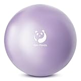 Slim Panda Gymnastikball Klein, 23 cm Pilates Ball mit Aufblasbarem Strohhalm, Soft Yoga Ball für...