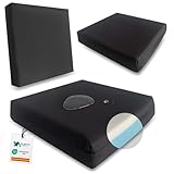 VALENTIA MEDICAL Orthopädisches Sitzkissen Schaum + Memory Foam WEICH - 100% wasserdicht +...