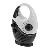 Holibanna Wasserdichtes Duschradio Tragbares Mini Bad Radio mit Stabilem Signal für Dusche und...