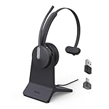 Yealink BH70 mit Ständer Bluetooth Headset mit Mikrofon für homeoffice, bis zu 35h Gesprächszeit,...