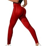 Sportleggings Damen, Sport Leggings Damen Push Up Sporthose Yogahose High Waist Kompression Leggins...