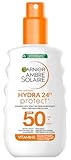 Garnier Ambre Solaire Hydra Protect+ 24h LSF 50 Sonnenschutz-Spray, Schutz vor UVA und UVB, mit...