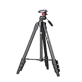 Rollei Compact Traveler Star S1 - kompaktes Videostativ aus Aluminium mit bis zu 2 kg Traglast,...