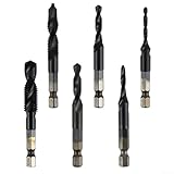 ComfyHarbor 6 Pack HSS Composite Gewindebohrer Kit 6 Stück mit Aufbewahrungsbox 1/4 Zoll Schaft...
