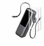 BROTECT 2 Stück Full-Cover Schutzfolie für Anker Laptop Powerbank A1695 Full-Screen...