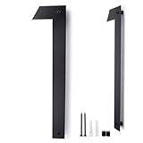 SKLK-SEL Schwimmende Hausnummer aus Edelstahl, 30,5 cm, moderne Hausnummern, Gartentür,...