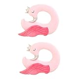 IMIKEYA 2St Flamingo-Nackenkissen Libelle-Statue Nackenkissen für Kinder Flugzeugkissen...