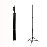 TronicXL 210cm Hohes Stativ Tripod für Kamera Licht Actioncam Webcam Ständer Halterung Tripod 1/4'...