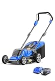 WILD BADGER POWER Rasenmäher, 40 V, bürstenlos, 45,7 cm, kabellos, 5 Schnitthöheneinstellungen,...