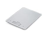 Soehnle Page Comfort 300 slim, digitale Küchenwaage, silber, Gewicht bis zu 10 kg (1-g-genau),...