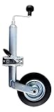 p4U Winterhoff Stützrad mit Klemmträger für Anhänger und Wohnwagen, 150 kg, 48 mm