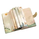 STOBAZA Retro Notizbuch mit Magnetischem Verschluss Planer Notizblock im Chinesischen Stil Hardcover...