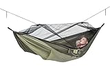 AMAZONAS Ultra-Light Hängematte Moskito Traveller Thermo XXL 780g 305 x 160cm Packmaß 31 x 11 cm...