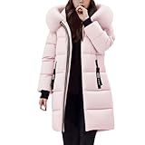 Generisch Wintermantel Softshelljacke Für Damen Lange Bademantel Wasserdicht Warme Und Komfortable...