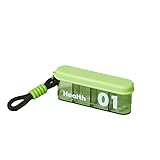 Tablettenbox 7 Tage, 2025 Neu Versiegelter Pillenorganisator mit 4 Fächern, Tragbarer Pillendose...