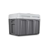 MEDION mobile elektrische Kühlbox 2in1 Kühlen und Wärmen (45 Liter, Thermo-elektrisch, Mini...