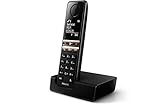 Konsole PHILIPS DECT D47 Duo SANS REPONDEUR Schwarz