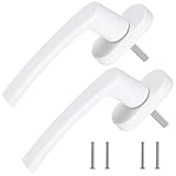 Flintronic Fenstergriff Aluminium, 2 Stück Kindersicherung, Schlüsselloses Fensterschloss,...