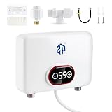 Elektronischer Durchlauferhitzer, Küche 220V 5500W elektrische Warmwasserbereiter tankloser...