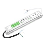 LED Trafo 24V 45W, LED Transformator 230V auf 24V, 1.875A LED-Treiber Netzteil, Ultra Dünn IP67...