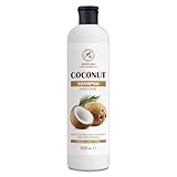 Kokos Shampoo 480ml - mit 100% Natürliches Kokosöl - Cocos Shampoo für Haarwachstum & Volumen -...