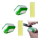 2 Stück Scheibenwischer Schneider inkl Gelb Schwamm,Autoschwamm,Scheibenwischer Abzieher mit...