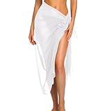 MUNSKT Beach Sarong for Women Swimwear Bikini Cover Up Chiffon Wrap Sarongs Beach,Womens Girls Sexy...