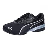 PUMA Herren Tazon 6 FM Low-Top Trainer, Puma Black-Puma Silver, 46 EU