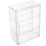 ORFOFE Staplerfähiger Acryl-Magnet-vitrinenkasten Staubdichte Sammlerschutzbox Klare...