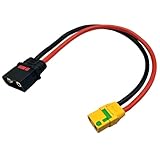 Nuofany QS8-S männlich zu XT90 Anti-Zündung Stecker Modell Flugzeug Adapter Kabel 10AWG 30CM für...
