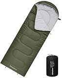KingCamp Schlafsack Deckenschlafsack Camping Outdoor 3-4 Jahreszeiten für Erwachsene Kinder...